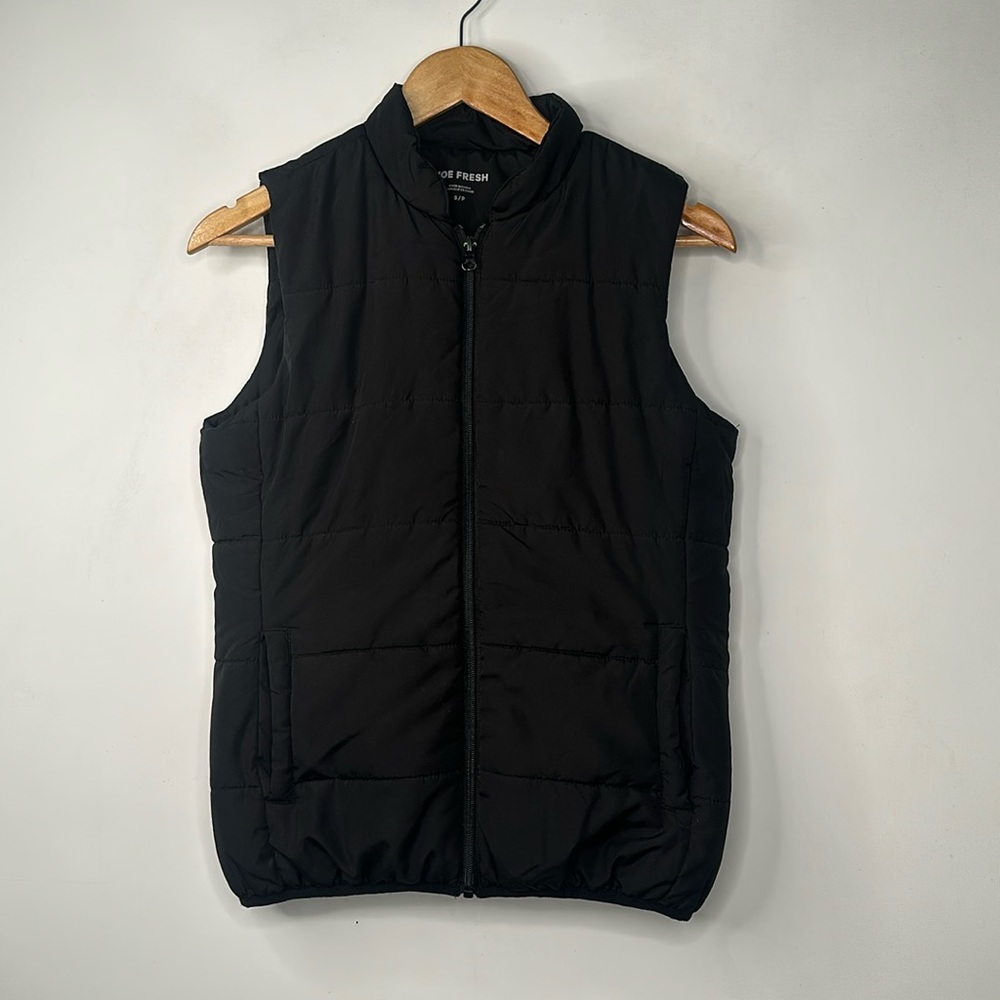 Joe Fresh Light Vest Womens Size S Black